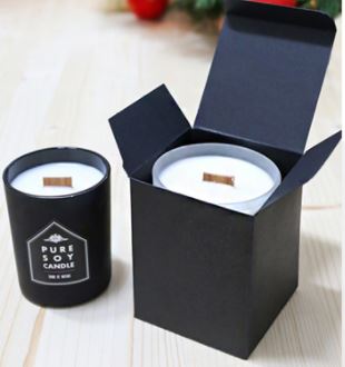 Candle Box - 9oz (White / Black Selection) 5 pcs - Sydney Byulnimassi Artisan Craft Supplies