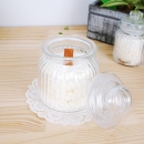 Candle Container Dome Stripes 270ml - Sydney Byulnimassi Artisan Craft Supplies