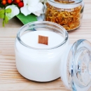 Candle Container) Domed Glass Container (270ml - Sydney Byulnimassi Artisan Craft Supplies