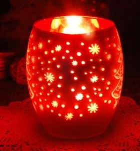 Candle Container) Matte X-Mas Tree (9oz-250ml - Atelier Detail View 1