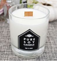 Candle Container) Transparent Under Rock (9oz 250ml - Atelier Detail View 1