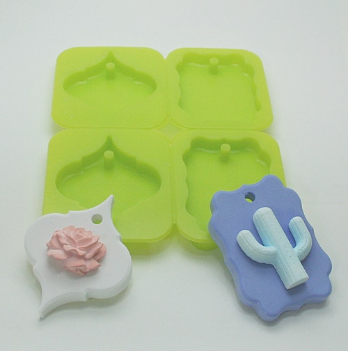 Mini Water Drop/Antique Rectangular - 4 Cavities - Atelier Detail View 1
