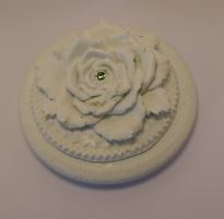 Rose Flower Plaster - (Only) Lid for 7oz / 210ml - Atelier Detail View 2