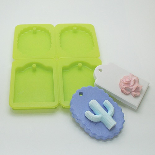 4 pcs Mini Elliptic Lace * Frame (MC285)