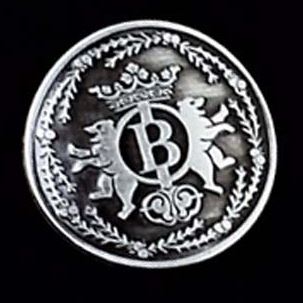 Antique Royal Metal Sticker - Sydney Byulnimassi Artisan Craft Supplies