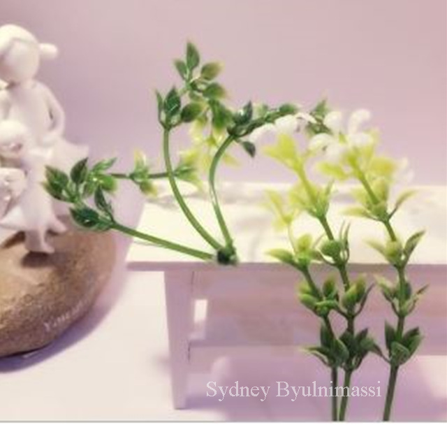 Candle Accessory SY187 - Green Seaweed (Set of 3) - Atelier Detail View 1