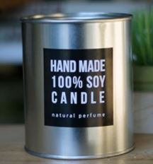 Candle Sticker - Black Natural 100% Soy Candle - Atelier Detail View 1