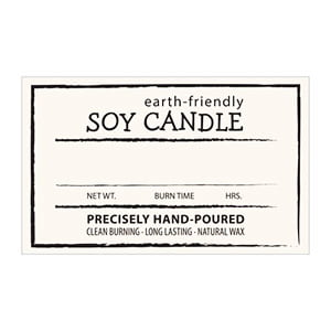 Candle Sticker - Natural Hand Writing Label Sticker - Sydney Byulnimassi Artisan Craft Supplies