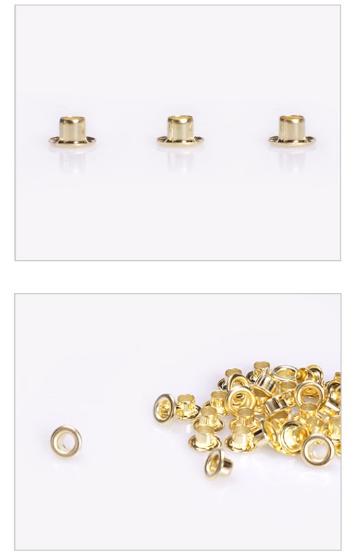 Gold - Eyelet No. 3 (for Four Tablets) 20pcs - Atelier Detail View 1