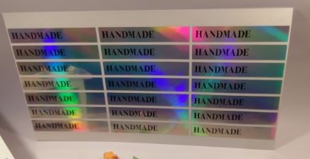 Hologram Sticker ST-21 Handmade 6.5cm - Sydney Byulnimassi Artisan Craft Supplies