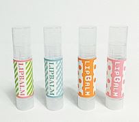 Lip Balm Sticker (Pattern) 8 Stickers per Sheet - Sydney Byulnimassi Artisan Craft Supplies