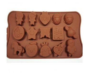 Chocolate Mixed Shape - 16 Cavities (MC314) - Sydney Byulnimassi Artisan Craft Supplies