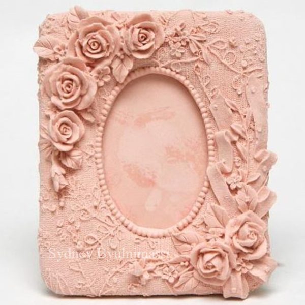 Rose Picture Frame - 1 Cavity (MH469) - Sydney Byulnimassi Artisan Craft Supplies