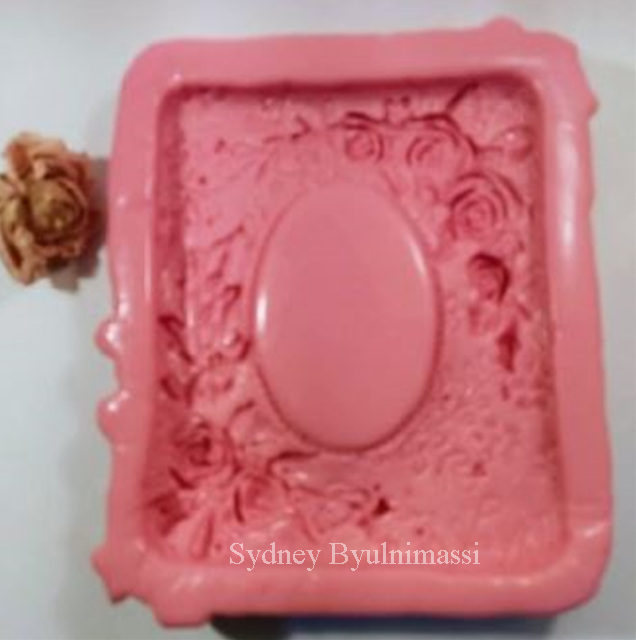 Rose Picture Frame - 1 Cavity (MH469) - Atelier Detail View 1