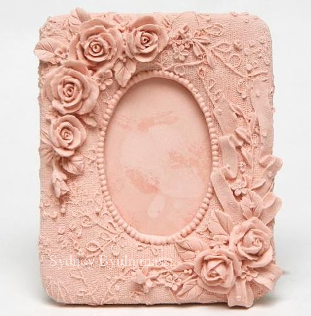 Rose Picture Frame - 1 Cavity (MH469) - Sydney Byulnimassi Artisan Craft Supplies