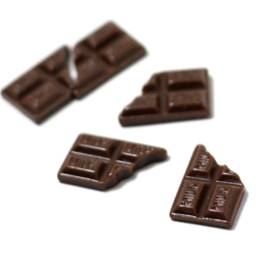 Miniature Charm GP021 - Chocolate Bar Charm Parts - Atelier Detail View 1