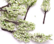 Miniature SY006 - Green Flower Tree 1pc - Sydney Byulnimassi Artisan Craft Supplies