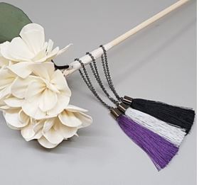 Modern Tassel (Violet / Grey / Black) - Sydney Byulnimassi Artisan Craft Supplies