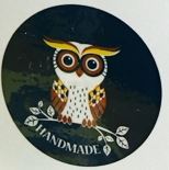 Owl Sticker (Black) (1 Sheet / 8 pcs) - Sydney Byulnimassi Artisan Craft Supplies