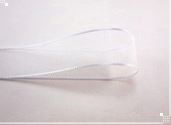 Ribbon Ogandi 15mm 50 Yards (45m) White - Atelier Detail View 1