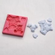 Silicone Handmade Mould- Small Heart and Teddy Bear - Sydney Byulnimassi Artisan Craft Supplies
