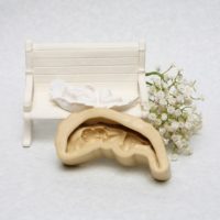 Silicone Handmade Soap Mould- Baby Angel in Leaf No. 1 - Sydney Byulnimassi Artisan Craft Supplies
