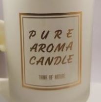 Gold Transparent Sticker (Pure Aroma Candle) - Sydney Byulnimassi Artisan Craft Supplies
