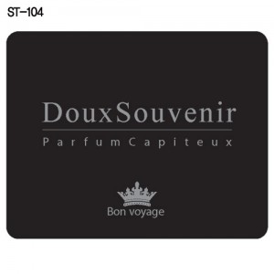 Black Square Sticker DouxSouvenir - Sydney Byulnimassi Artisan Craft Supplies