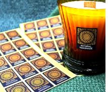 Oriental Gold Sticker (30 Stickers per Sheet) - Sydney Byulnimassi Artisan Craft Supplies