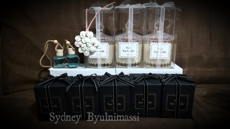 Decorated Botanical Candle