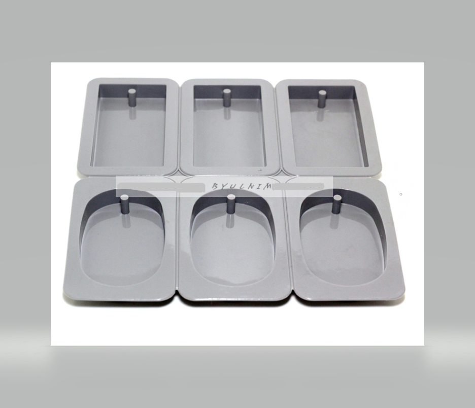 [Wax Tablet Mould] Two-Type of (Ellipse / Rectangular) - 6 Cavities (MC332)
