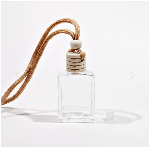 Car Diffuser Empty Container (Wood Long Square) 15ml~ - Atelier Detail View 1