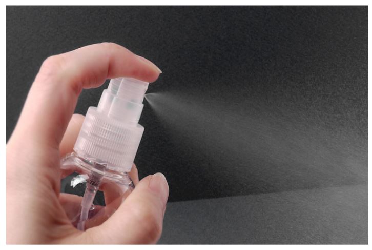 Plastic Transparent Pump Spray Empty Container 50ml - Atelier Detail View 2