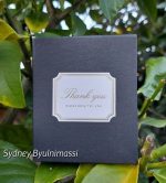 SY 490) Thank you Sticker 10 pcs per Sheet (black & white) Choice 1 - Image 4