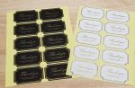 SY 490) Thank you Sticker 10 pcs per Sheet (black & white) Choice 1 - Image 5