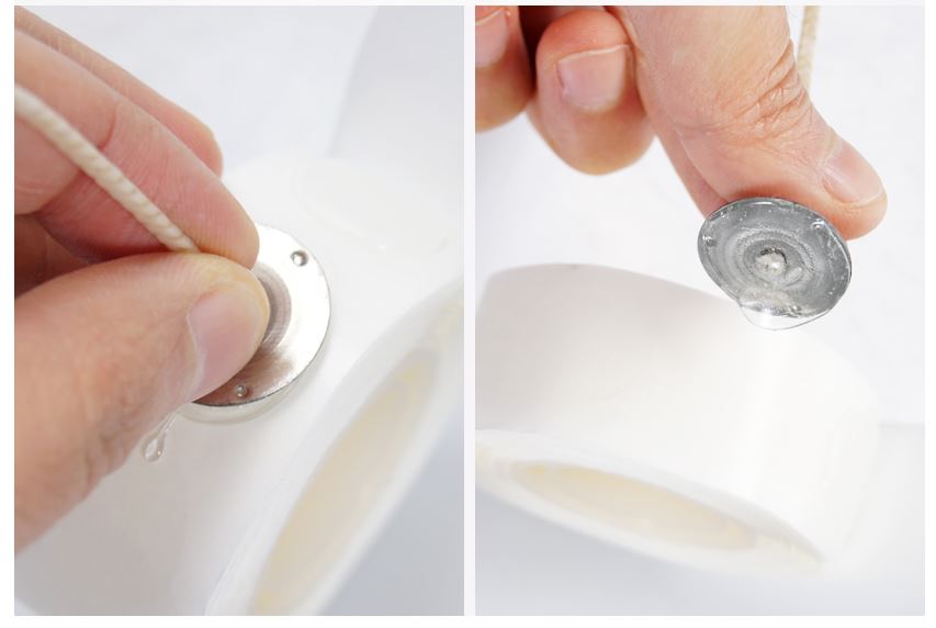 Wick Tab Adhesive Sticker 100pcs (1Roll) / 300pcs - Atelier Detail View 1